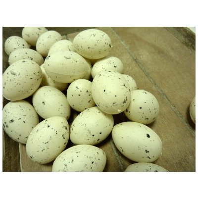 Vajíčko 4 cm kropenaté krémové – Hledejceny.cz