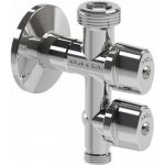 ARCO kombinovaný pračkový ventil s odbočkou 1/2\'x3/4\'x3/8\', anticalc, chrom | Zboží Auto