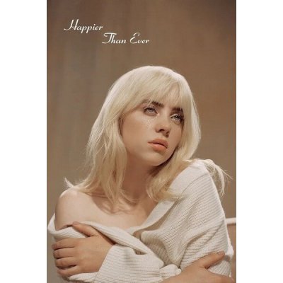 Plakát 61x91,5cm - Billie Eilish: Happier Than Ever – Zboží Dáma