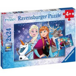 Ravensburger Ledové království: Světla severu 2 x 24 dílků