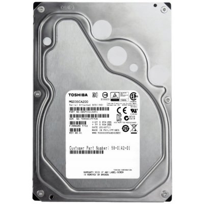 Toshiba 2TB, 3,5", 7200rpm, MG03SCA200