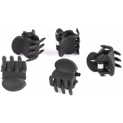 Malé kaučukové skřipečky do vlasů, 5 ks Barva: černá – Zboží Dáma