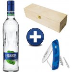 Finlandia Lime 37,5% 1 l (dárkové balení nůž) – Hledejceny.cz