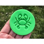 TVOŘÍTKO Krab - razítko Rozměr: 5 cm, + Vykrajovátko: Ano – Zboží Mobilmania