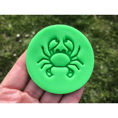 TVOŘÍTKO Krab - razítko Rozměr: 5 cm, + Vykrajovátko: Ano – Zboží Mobilmania