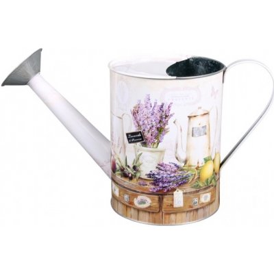 Nohel Garden Konvička LEVANDULE NEW s kropítkem plechová 37x16x20cm – Zboží Dáma