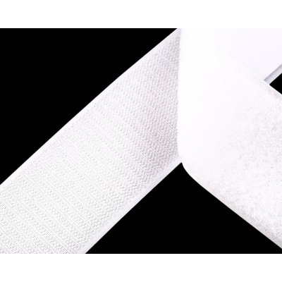 Stoklasa Suchý zip háček + plyš 750627 bílý, šířka 5cm (v metráži) – Zboží Dáma