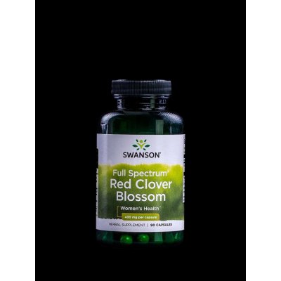 Swanson Red Clover Blossom Červený Jetel 430 mg 90 kapslí – Hledejceny.cz