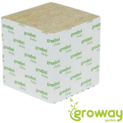 Grodan Pěstební kostka velká 100 x 100 x 65 mm bez díry 1 ks – Zbozi.Blesk.cz