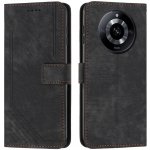 Vsechnonamobil 61814 STRIPE Peněženkové pouzdro s řemínkem Realme 11 Pro 5G / Pro + 5G černé – Zboží Živě