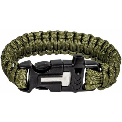 Highlander Paracord trojzubec (píšťalka křesadlo) olivová – Hledejceny.cz