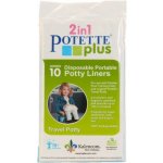 Potette Plus nočník cestovní 2v1 náhradní náplň 10ks – Zboží Dáma