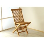 Židle skládací teak – Hledejceny.cz