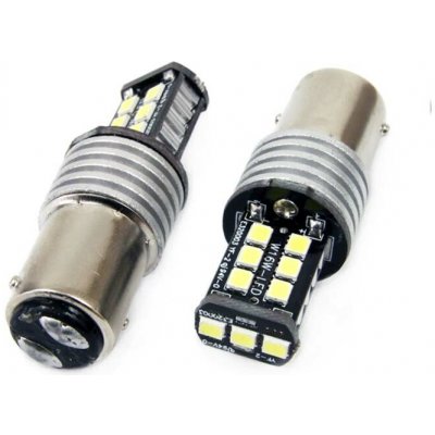 LED žárovky CANBUS 15SMD 2835 7,5W 1157 (P21/5W) White 12V/24V – Hledejceny.cz