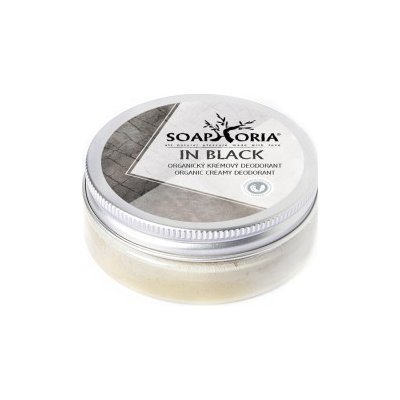 Soaphoria Men Organický krémový deodorant In Black 50 ml – Zboží Mobilmania