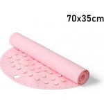 BABYONO Podložka protiskluzová do vany růžová 70x35 cm – Zboží Dáma