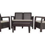 KETER TARIFA Lounge set - Brown – Hledejceny.cz