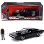 Jada Toys Rychle a zběsile auto 1970 Dodge Charger + figurka Dominic Toretto 1:24 – Zboží Mobilmania