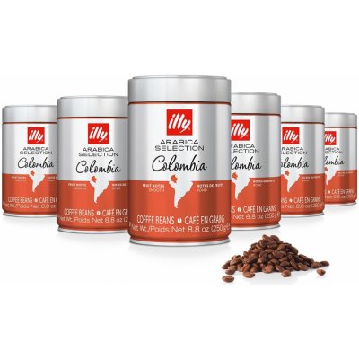 Illy Colombia zrnková 6 x 250 g – Hledejceny.cz