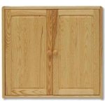 Drewmax KW108 Kuchyňská skříňka z masivní borovice 80x30x60cm Olše – Zboží Mobilmania
