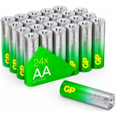 GP Super Alkaline AA 24ks 03015AETA-B24 – Zboží Mobilmania