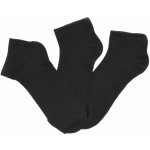 Pánské kotníkové ponožky 3-pack černá – Zboží Mobilmania