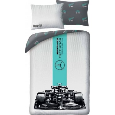 Halantex povlečení Mercedes-AMG Petronas Formula One Team 100% bavlna 70x90 140x200 – Hledejceny.cz