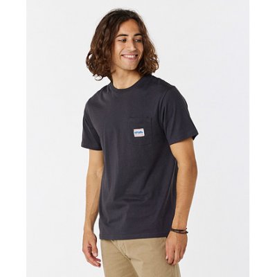 Rip Curl HORIZON BADGE S/S TEE Washed Black – Zboží Mobilmania