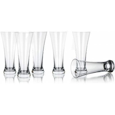 Banquet Sklenice na pivo Crystal Leona 6 x 360 ml – Zbozi.Blesk.cz