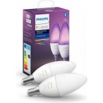 Hue WACA sada 2x LED žárovka E14 B39 4W 470lm 2000-6500K RGB IP20 – Hledejceny.cz