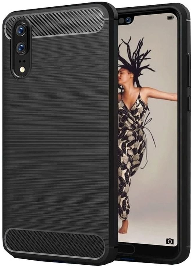 Pouzdro Forcell Carbon Huawei P20 PRO černé