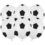 PartyDeco balónky bílo černé Fotbal – Zboží Dáma