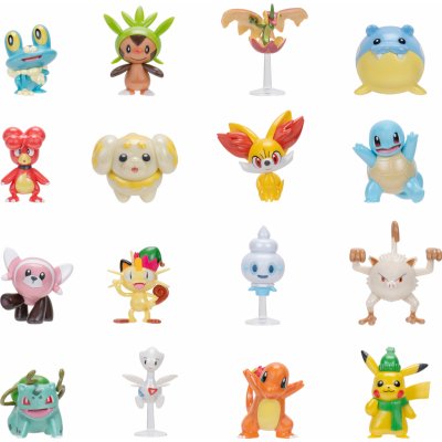 Jazwares Pokémon Adventní kalendář 2024 Sváteční kalendář s bitevními figurkami – Sleviste.cz
