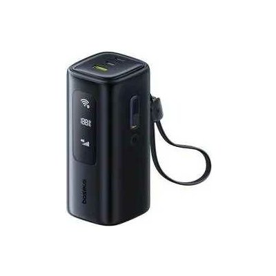 Baseus EnerGeek GX11 MiFi Power Bank 20000mAh 67W Cosmic Black – Sleviste.cz