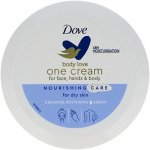 Dove Body Love vyživující krém na obličej a tělo pro suchou pokožku (Nourishing Care) 250 ml – Sleviste.cz