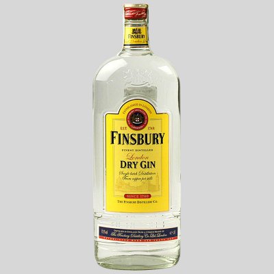 Finsbury London Dry Gin 37,5% 1 l (holá láhev) – Zboží Mobilmania