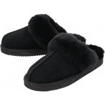 esmara dámské pantofle z jehněčí kožešiny černá – Zboží Dáma