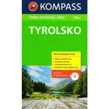 Tyrolsko Velký turistický atlas + CD-ROM
