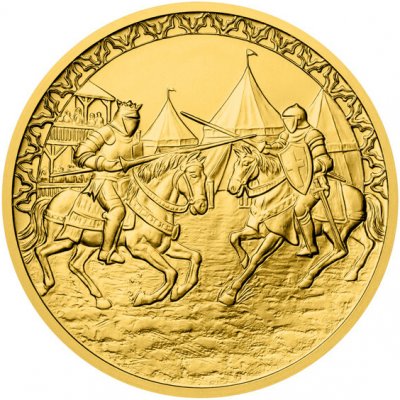 Česká mincovna Zlatý pětidukát ČR 2026 - Karel IV. rytíř stand 17,45 g – Hledejceny.cz