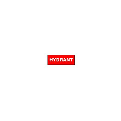Hydrant (text) - 20 x 10 cm - plastová – Zboží Mobilmania