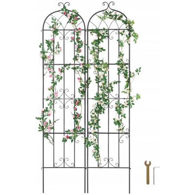 Kovová pergola Vevor s mřížkou, 180 cm – Hledejceny.cz