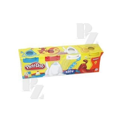 Play-Doh Hasbro 4 tuby v balení velké B – Zbozi.Blesk.cz