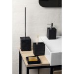 Gedy QUADROTTO WC štětka na postavení, černá – Hledejceny.cz