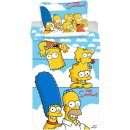 Jerry Fabrics bavlna povlečení Simpsons Family Clouds 140x200 70x90