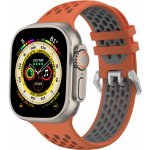 Cubenest Silicone Sport Band ORANGE with Grey (42-49mm) 6974699970880 – Zboží Živě