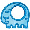 Kousátko Canpol Babies elastické kousátko zvířátka Slon/modrá