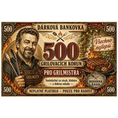 Bezvadary.cz | Dárková bankovka pro grilmistra k narozeninámA4 30x21cm db26 – Hledejceny.cz