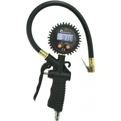 Compass Pistole na huštění s digitálním manometrem - 7 bar – Sleviste.cz