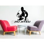 Dekorace-steny.cz - Samolepicí dekorace - Jiu - Jitsu silueta 40 x 40 cm - 844 – Zboží Dáma