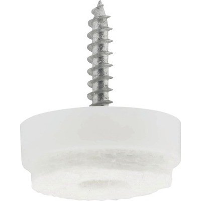 Walteco Filcový kluzák s vrutem, průměr 20mm, bílý, 8 ks , 84977 – Hledejceny.cz